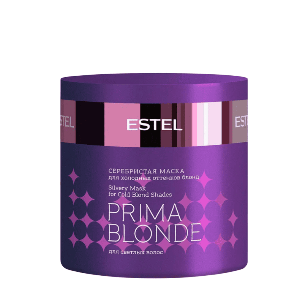 Серебристая маска для холодных оттенков блонд ESTEL PRIMA BLONDE
