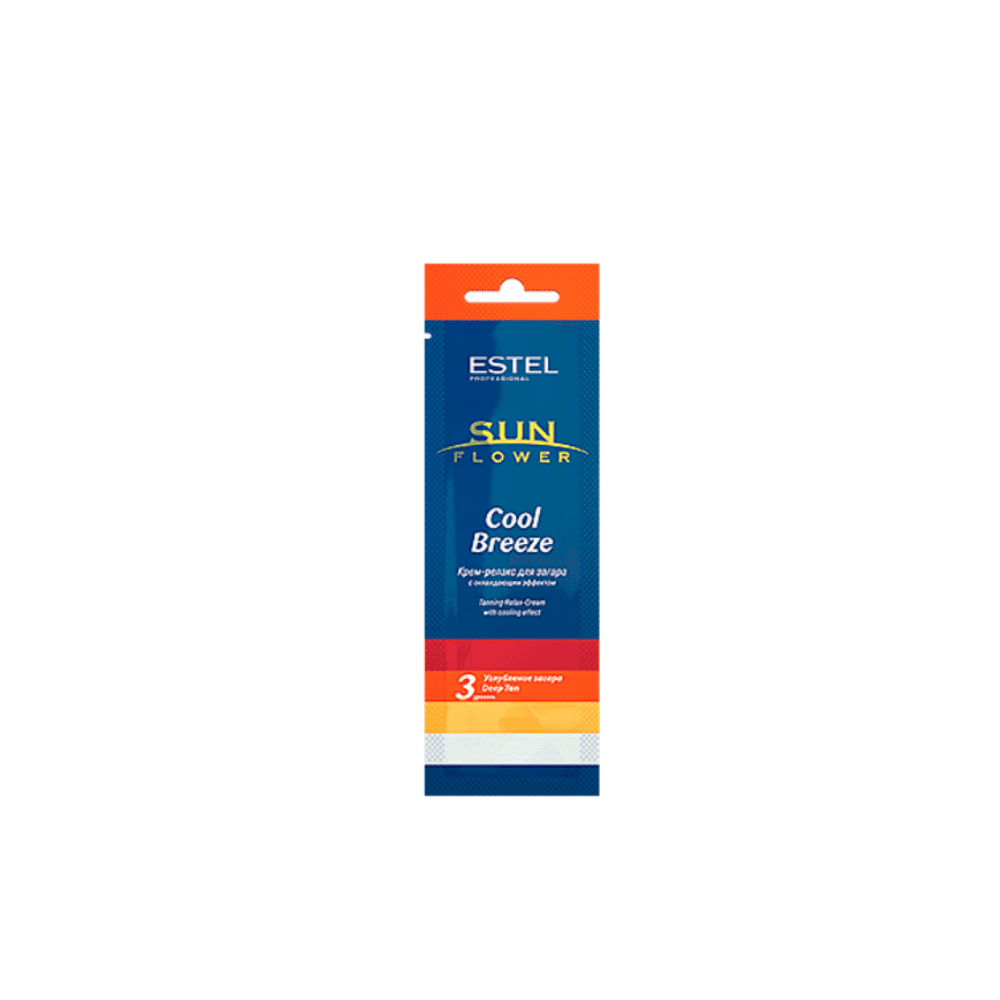 Крем-релакс для загара в солярии COOL BREEZE ESTEL CUREX SUNFLOWER